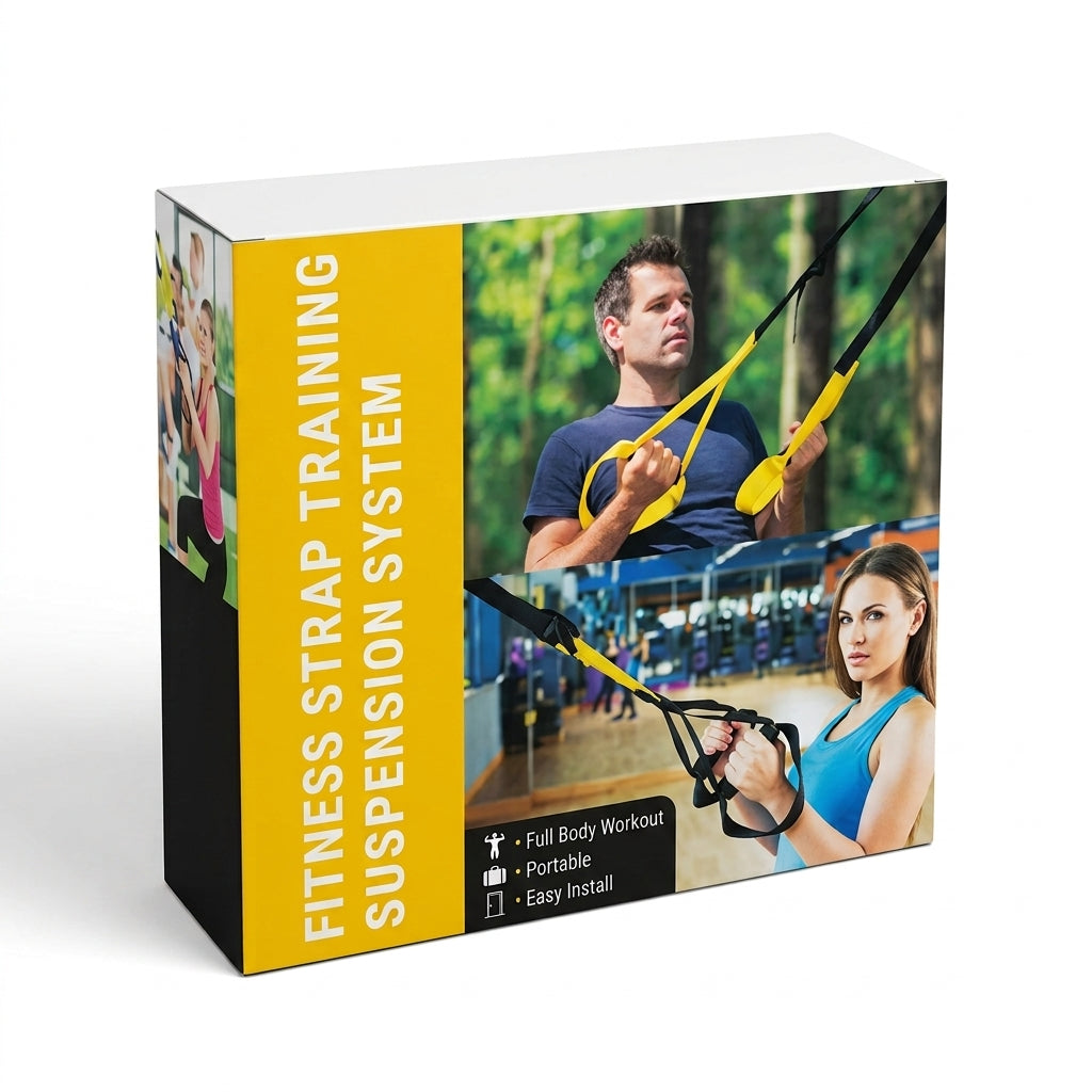 Kit TRX sistema de entrenamiento en suspensión resistencia 500kg portátil para fortaleza