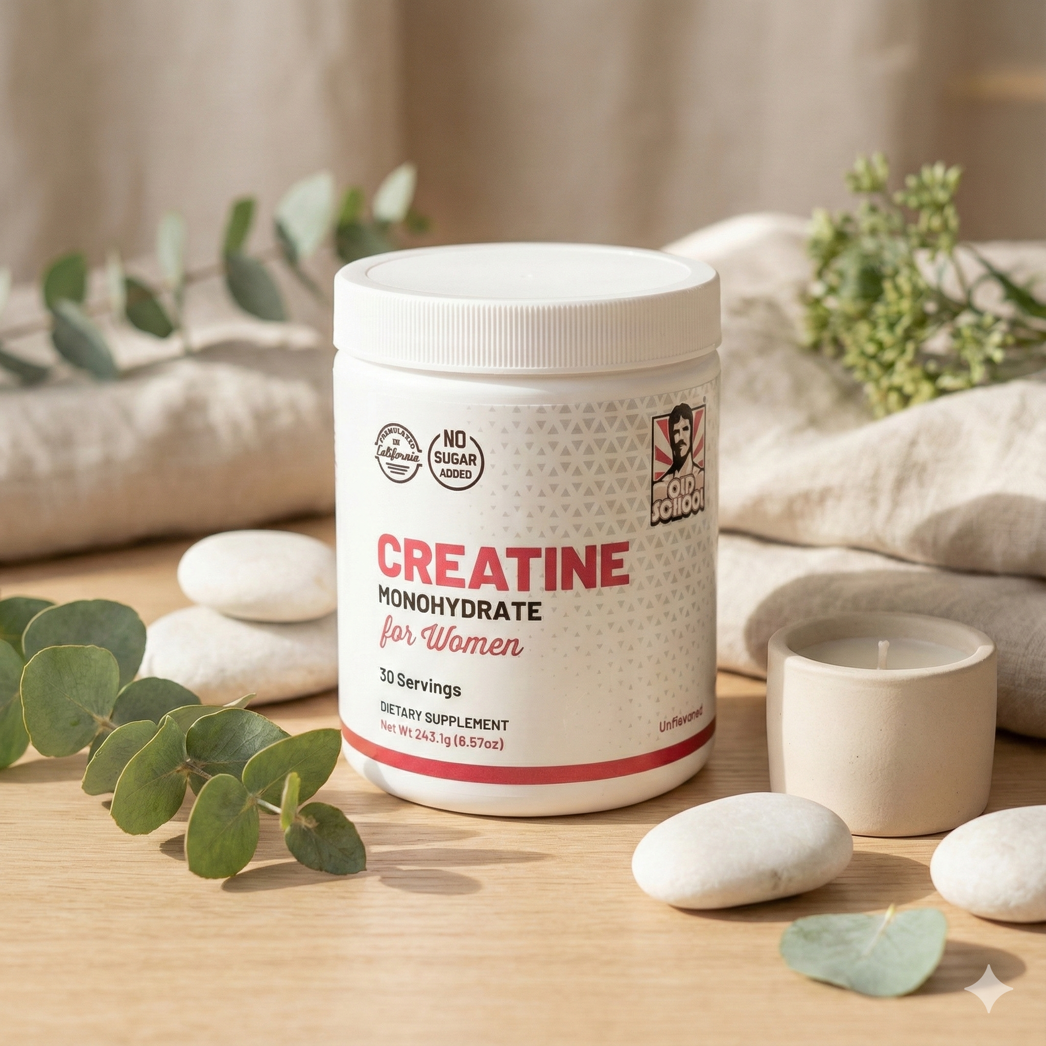 Creatina Monohidratada Pura para Mujer