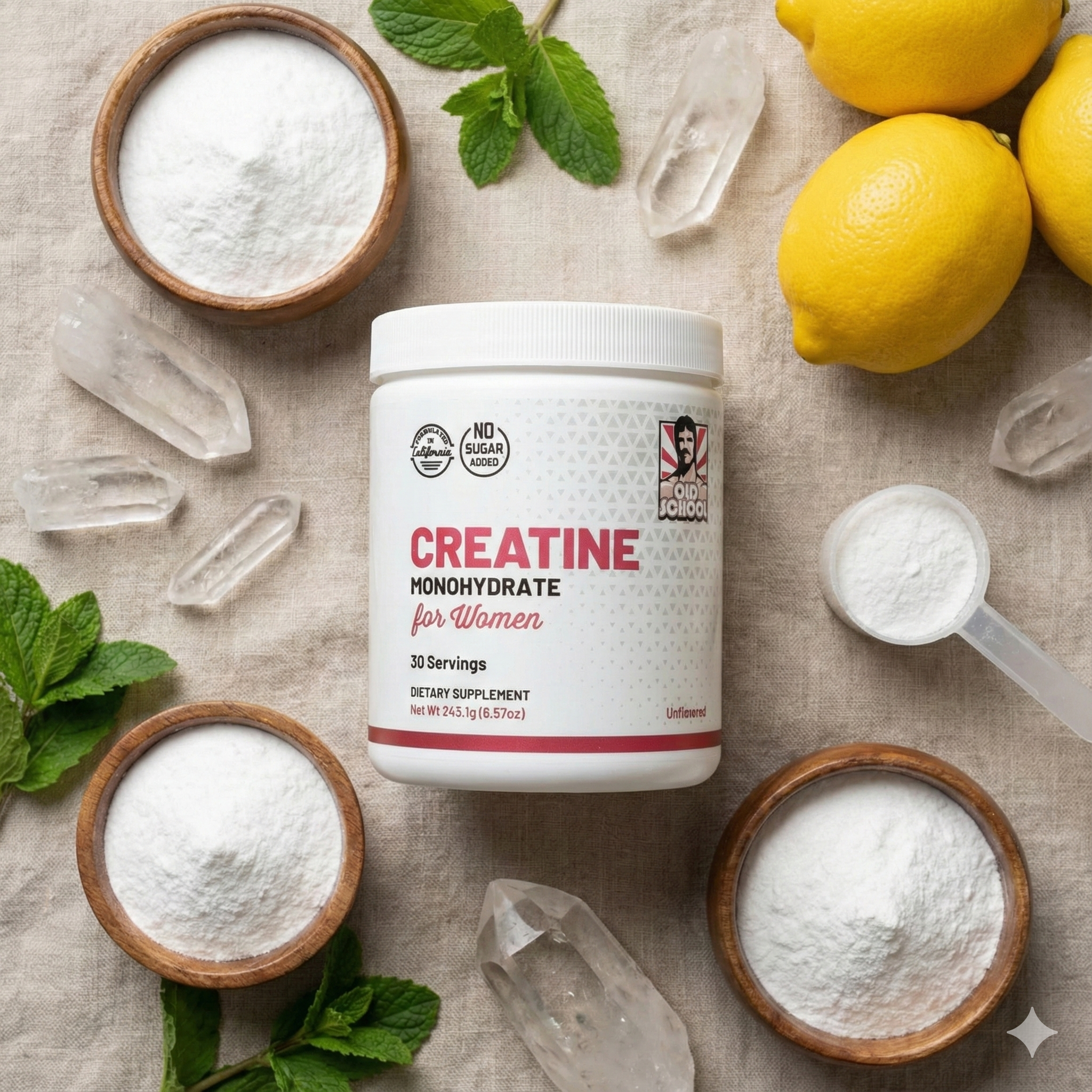 Creatina Monohidratada Pura para Mujer