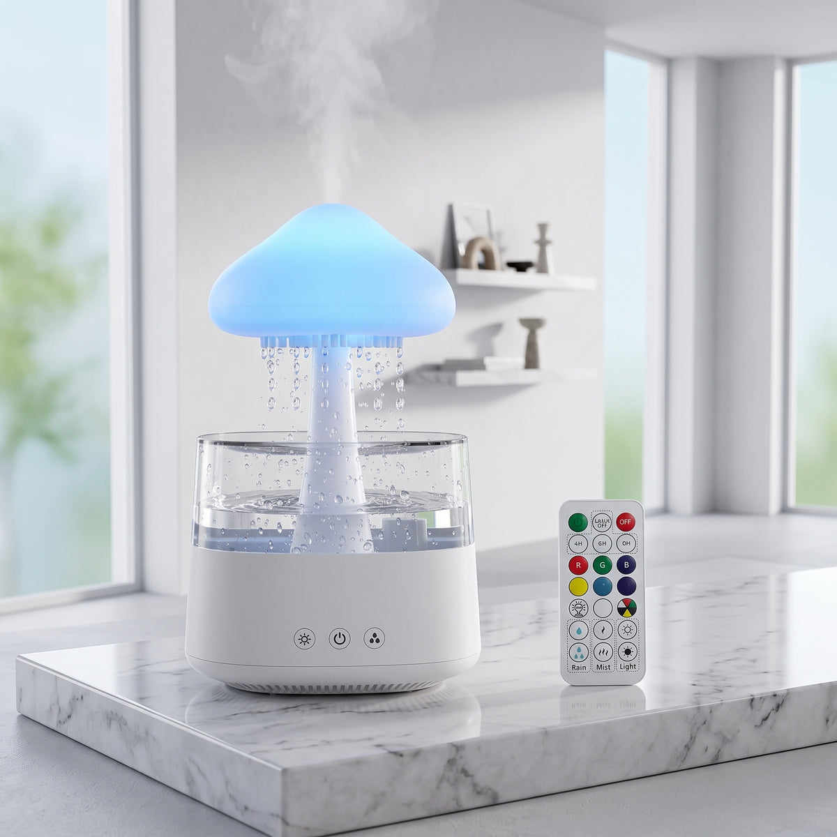 Humidificadora Larga Nube de Lluvia