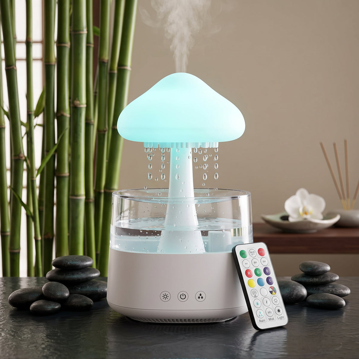 Humidificadora Larga Nube de Lluvia