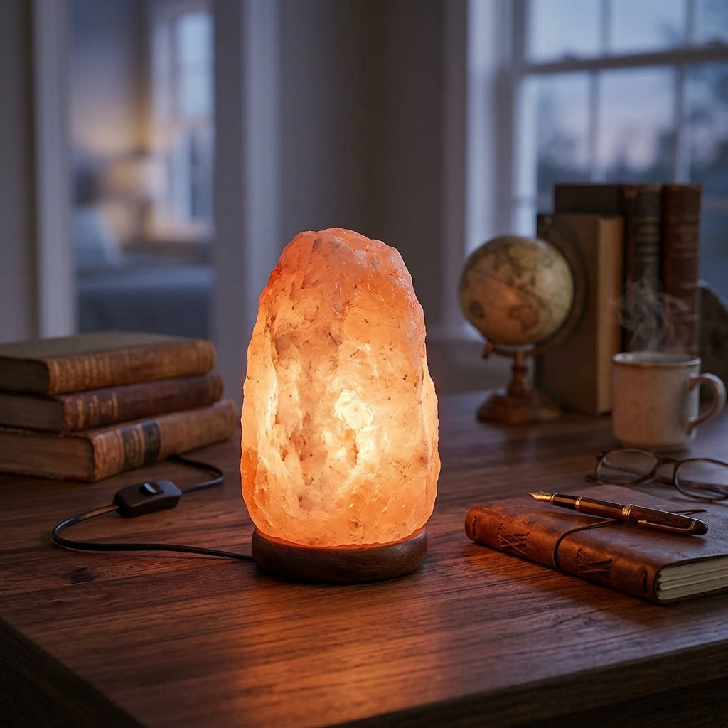 Lampara De Sal Del Himalaya Con Dimer