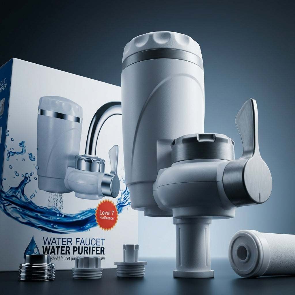 Purificador de agua para grifo, filtración multi-etapa para agua pura ritual de hidratación consciente