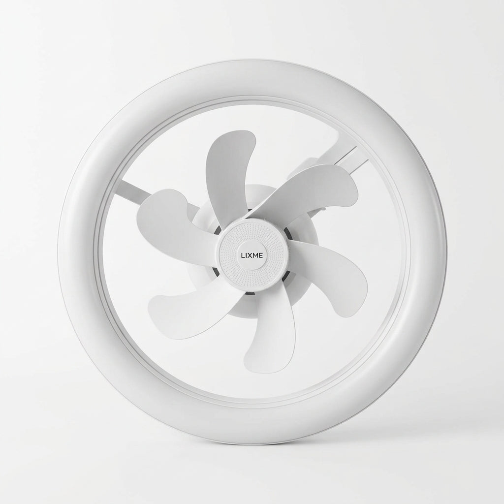 Ventilador de techo con luz LED RiXME, vista frontal